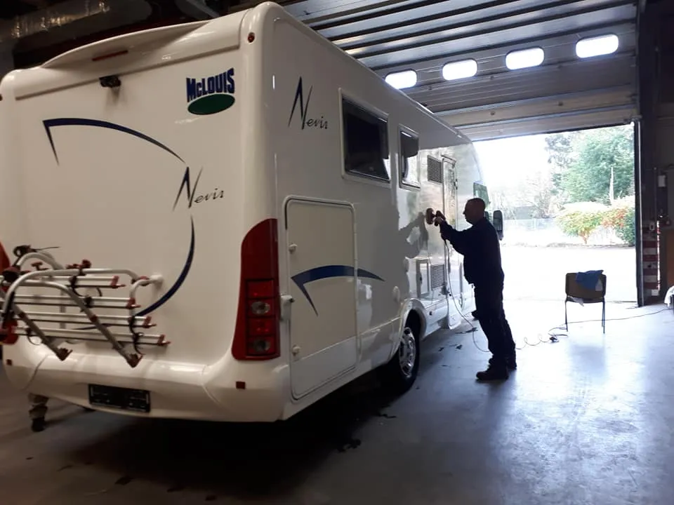 lavage de camping-car